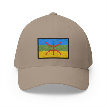 Berber Flag Emoji Khaki Cap – Premium by Capmoji