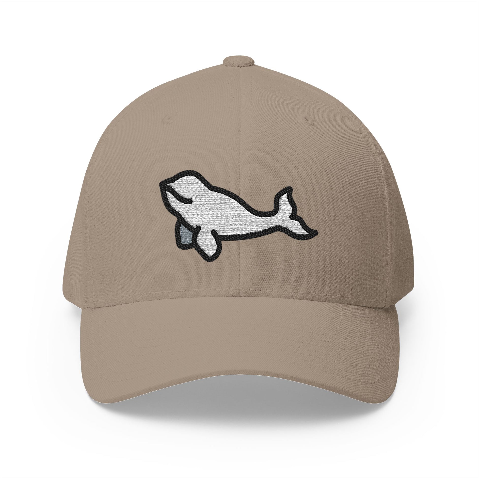 Beluga Emoji Khaki Cap – Premium by Capmoji