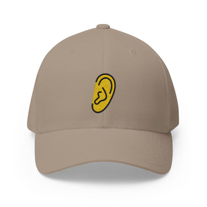 Ear Emoji Khaki Cap – Premium by Capmoji