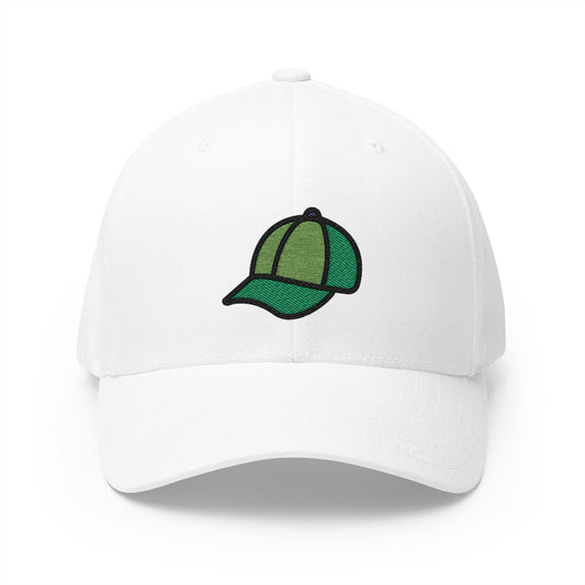 Billed Cap Emoji White Cap – Premium by Capmoji