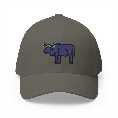 Water Buffalo Emoji Olive Cap – Premium by Capmoji