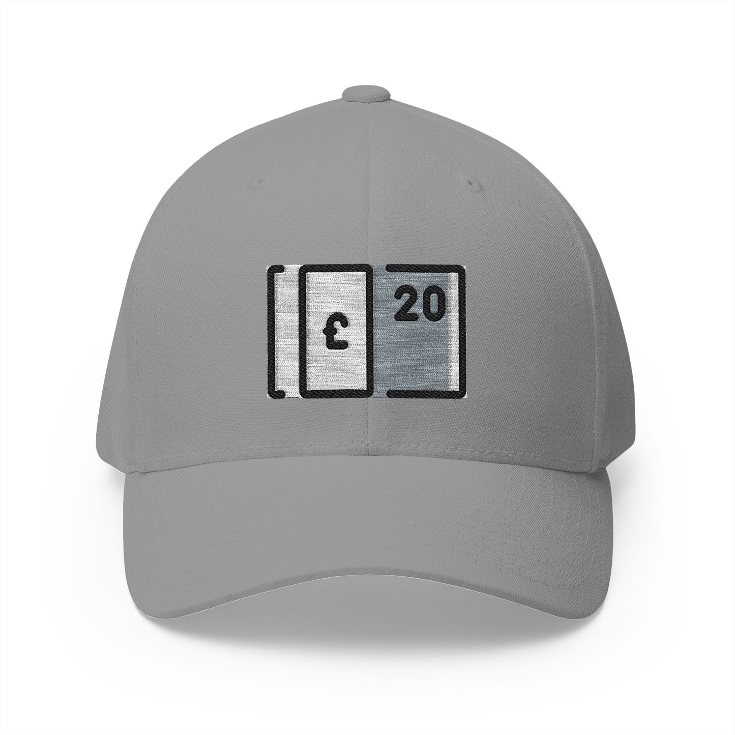 Pound Banknote Emoji Grey Cap – Premium by Capmoji