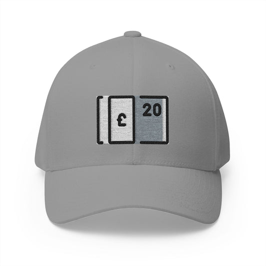 Pound Banknote Emoji Grey Cap – Premium by Capmoji