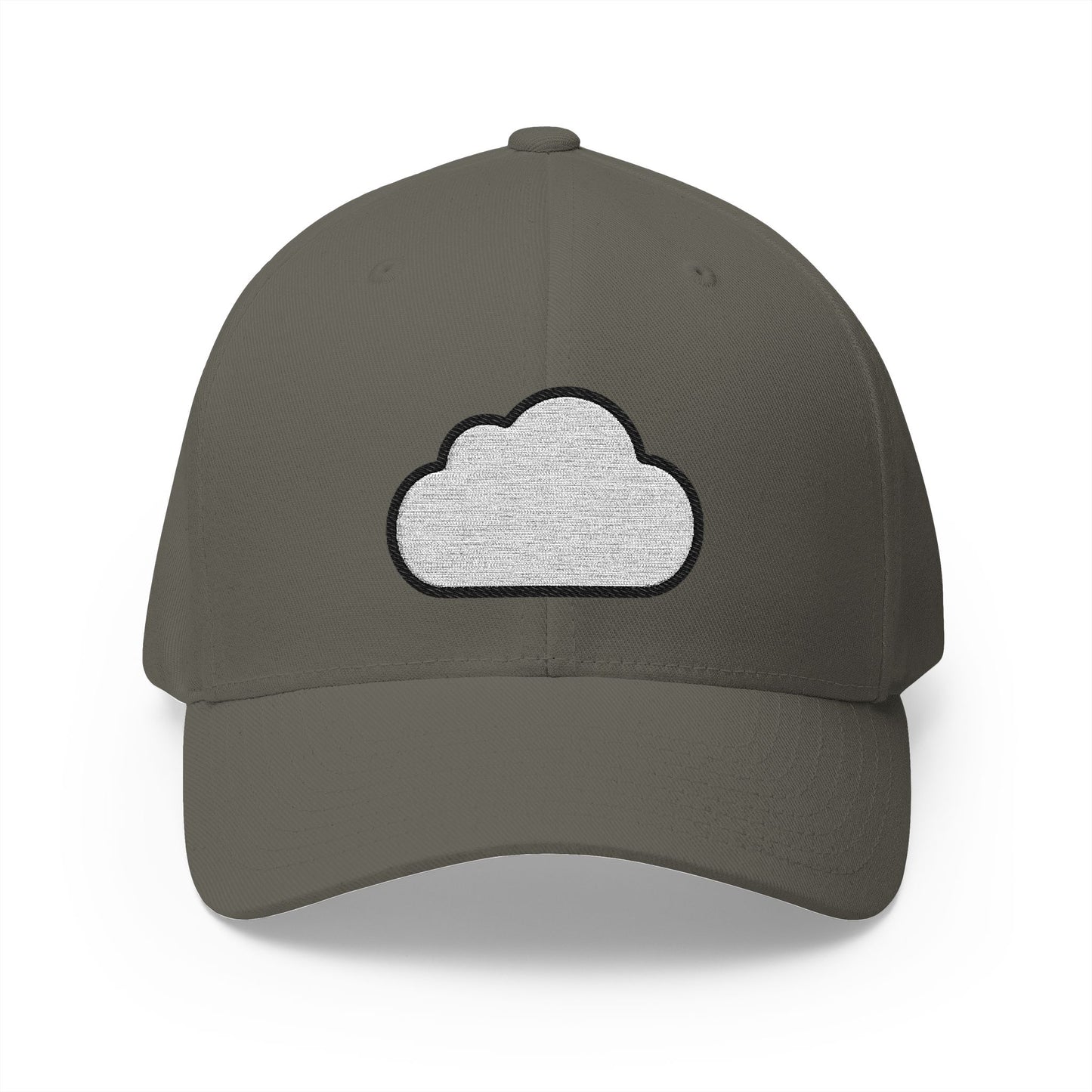 Cloud Emoji Olive Cap – Premium by Capmoji