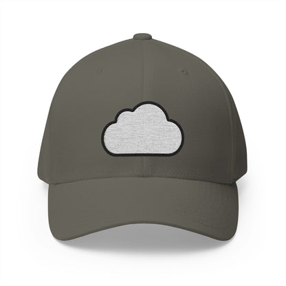 Cloud Emoji Olive Cap – Premium by Capmoji