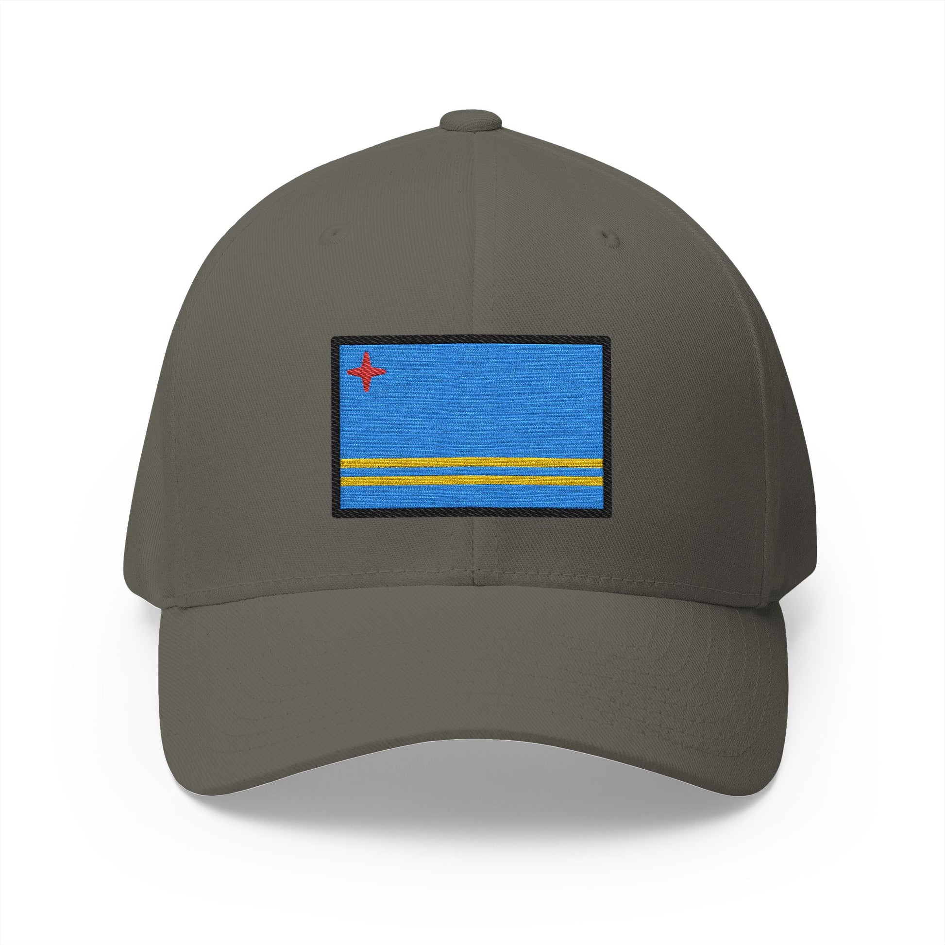 Flag: Aruba Emoji Olive Cap – Premium by Capmoji