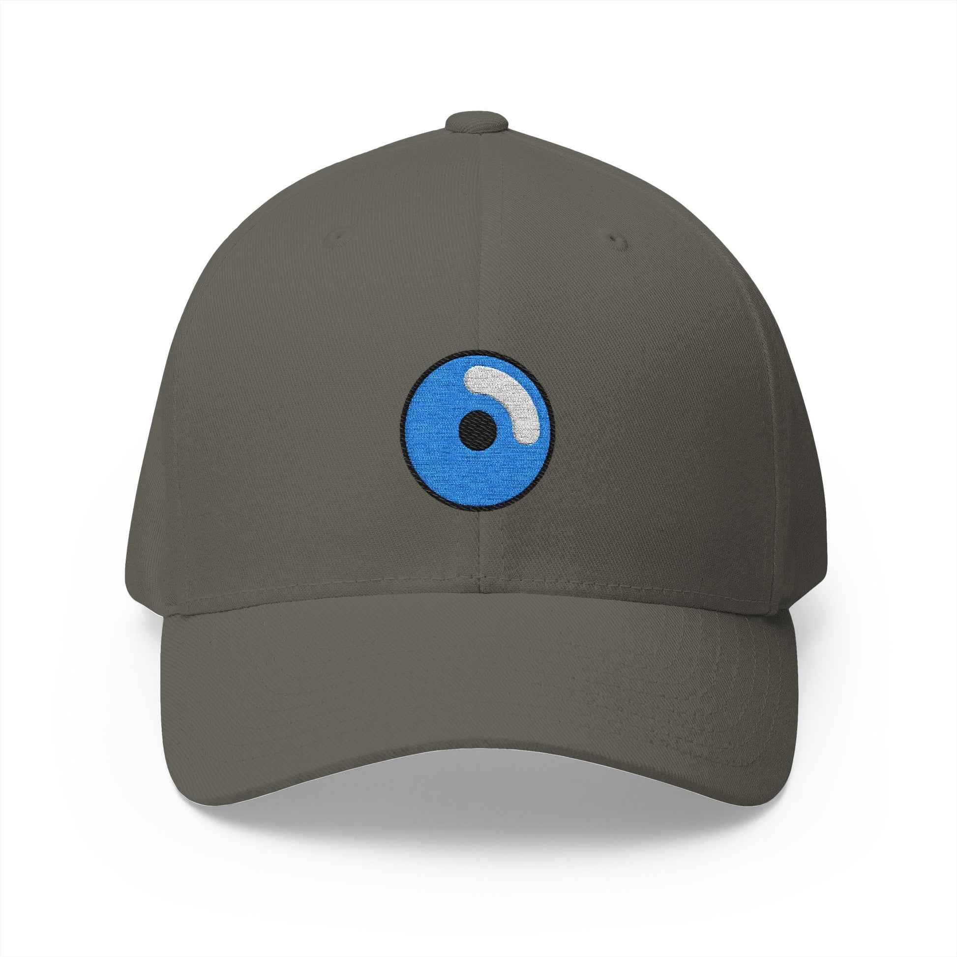 Fisheye Emoji Olive Cap – Premium by Capmoji