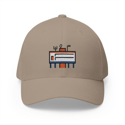 Polar Research Station Emoji Khaki Cap – Premium by Capmoji