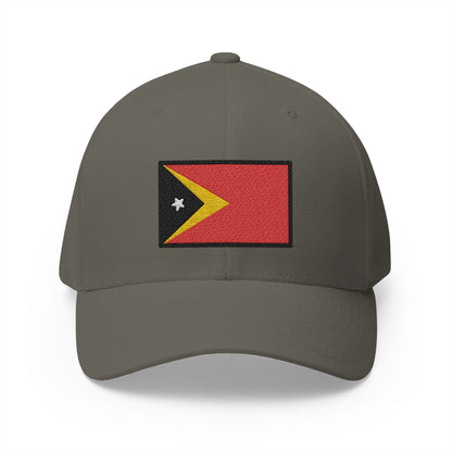 Flag: Timor-Leste Emoji Olive Cap – Premium by Capmoji