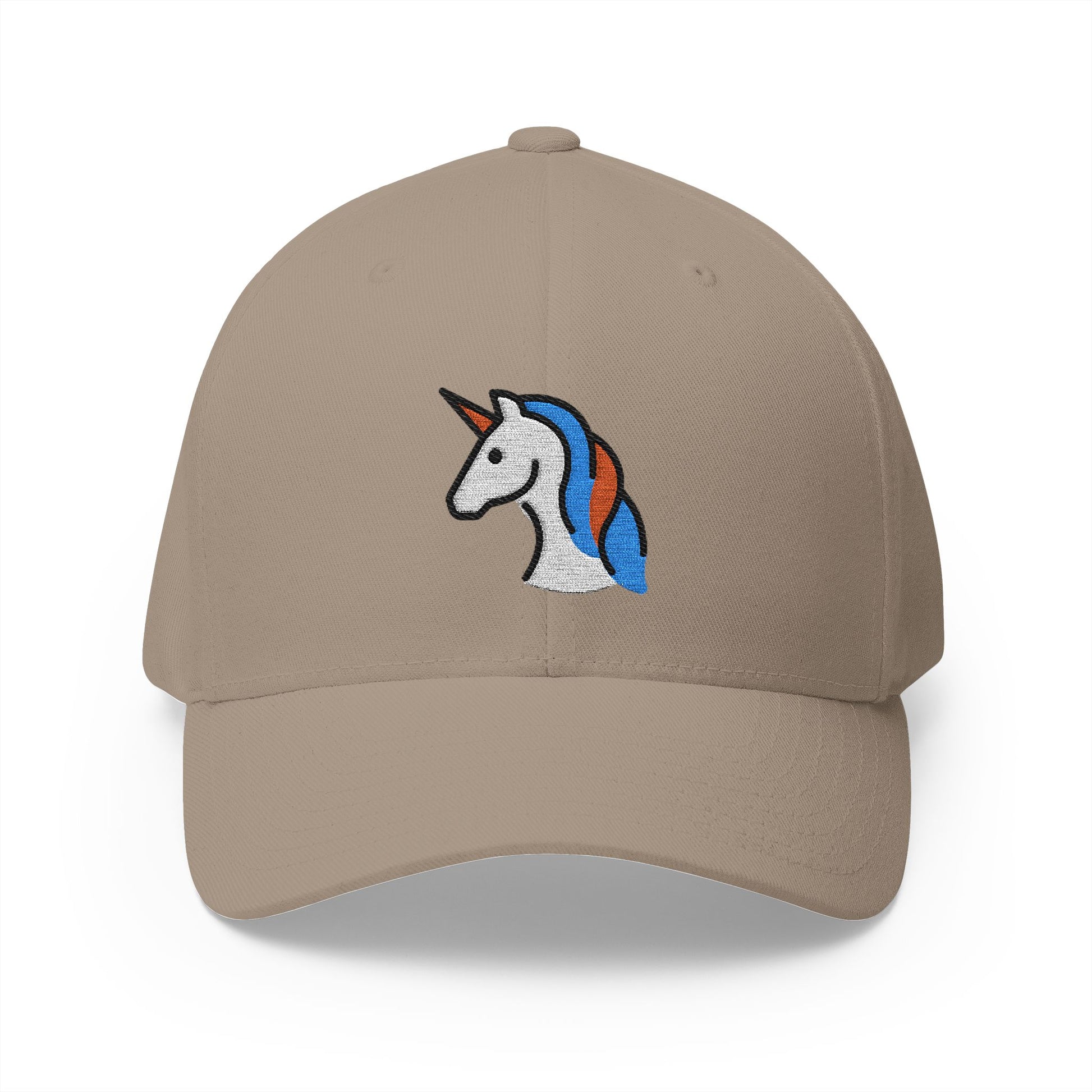 Unicorn Emoji Khaki Cap – Premium by Capmoji