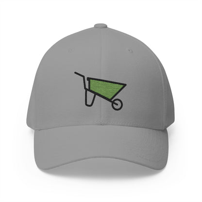 Wheelbarrow Emoji Grey Cap – Premium by Capmoji