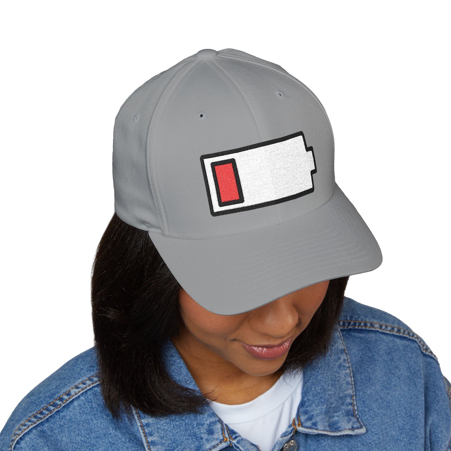 Low Battery Emoji Cap – Premium by Capmoji