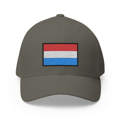 Flag: Luxembourg Emoji Olive Cap – Premium by Capmoji