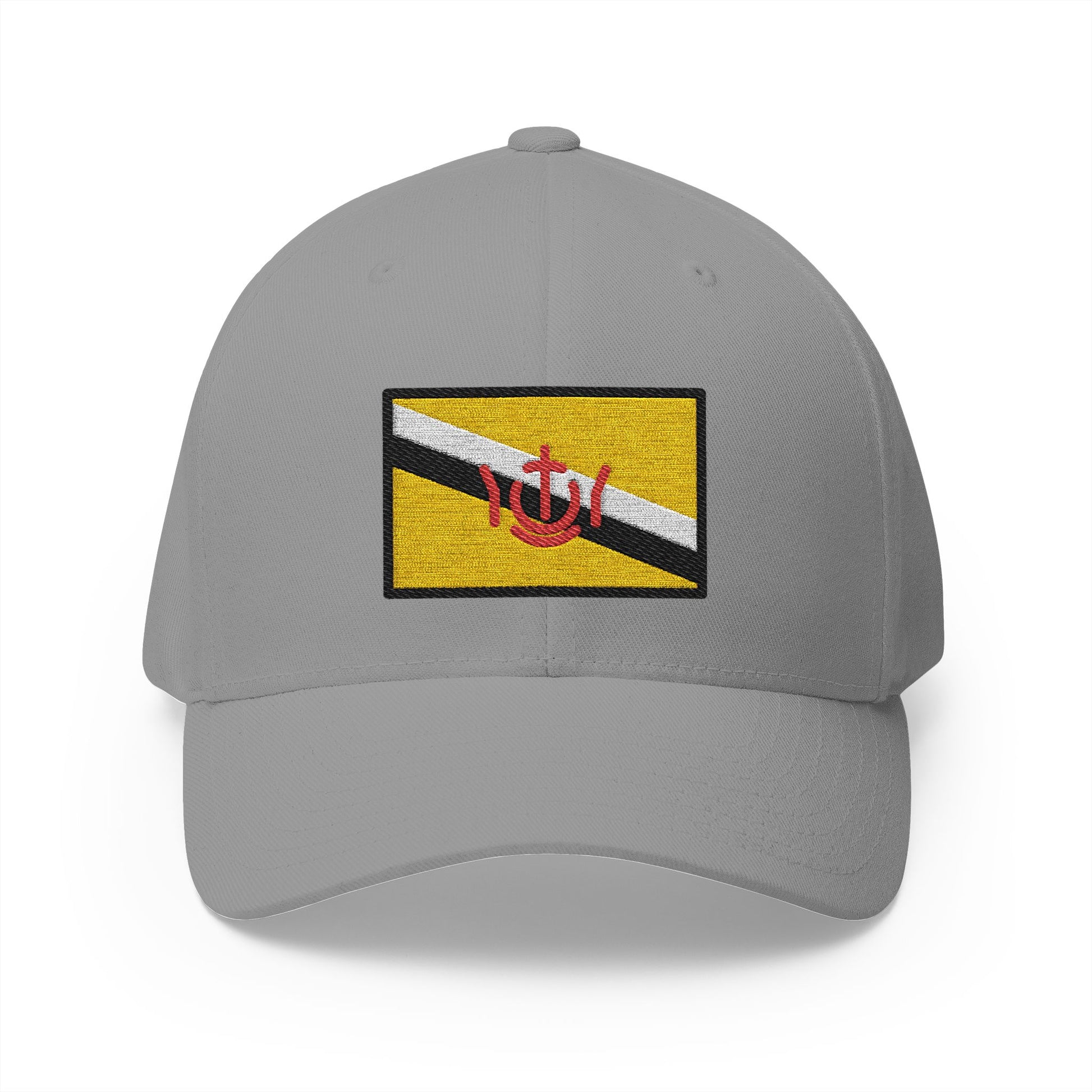 Flag: Brunei Emoji Grey Cap – Premium by Capmoji