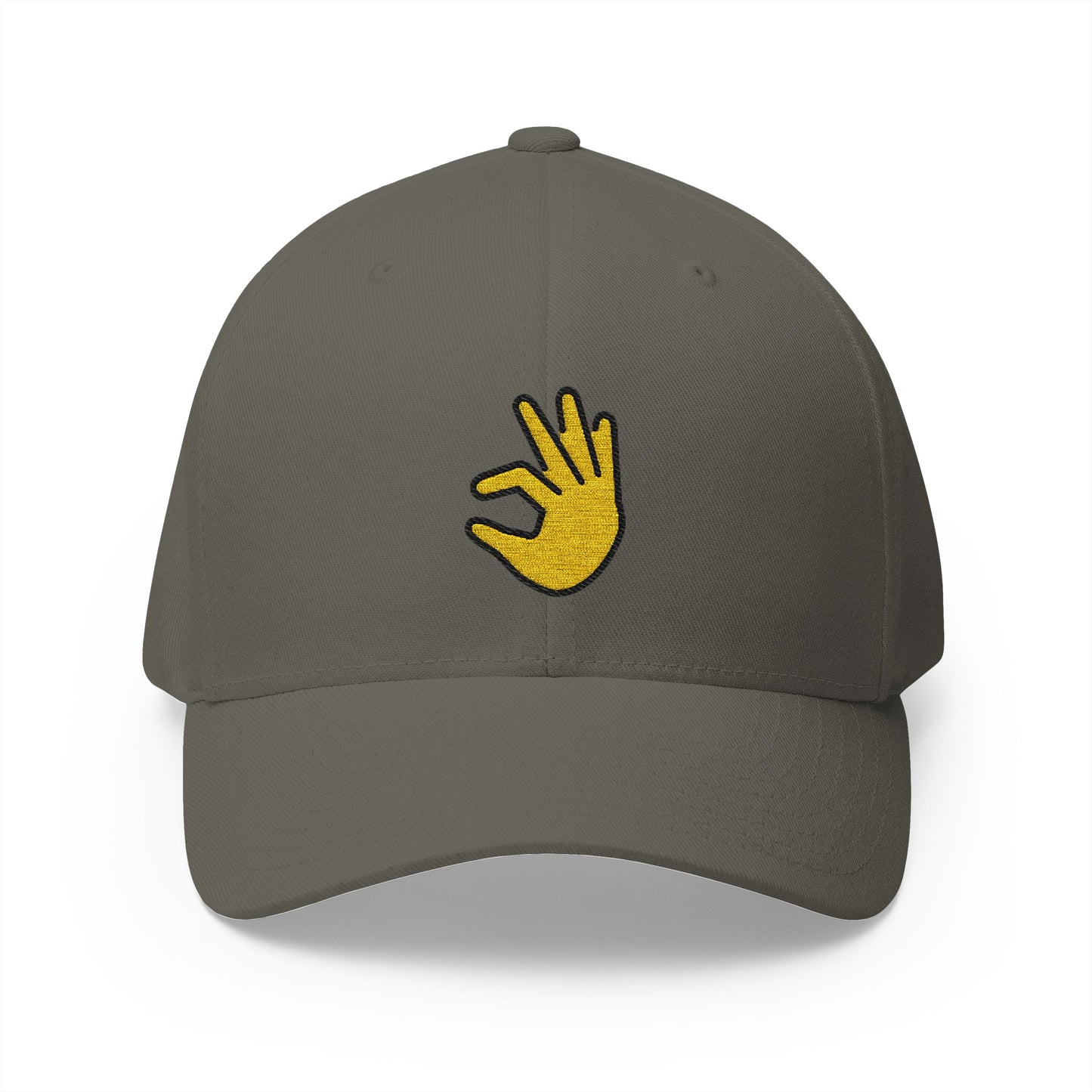 Pinching Hand Emoji Olive Cap – Premium by Capmoji