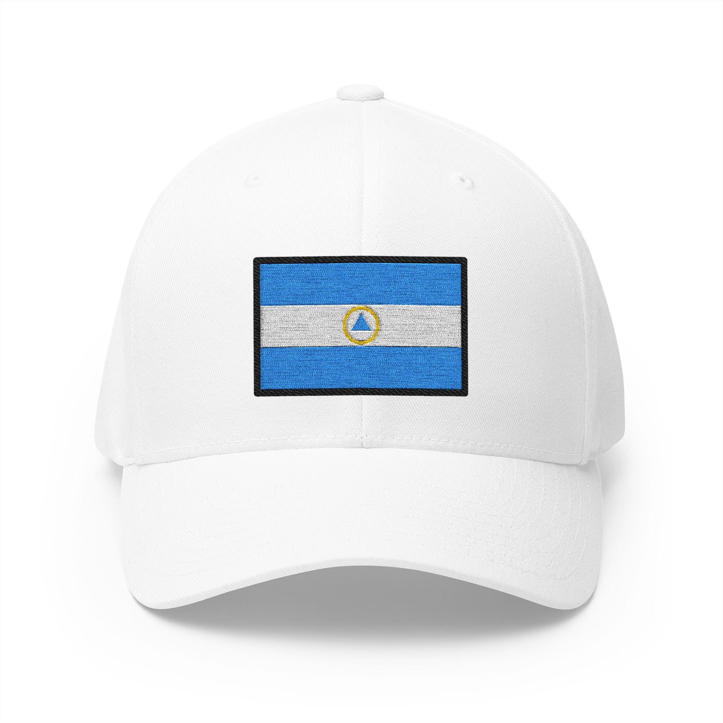 Flag: Nicaragua Emoji White Cap – Premium by Capmoji