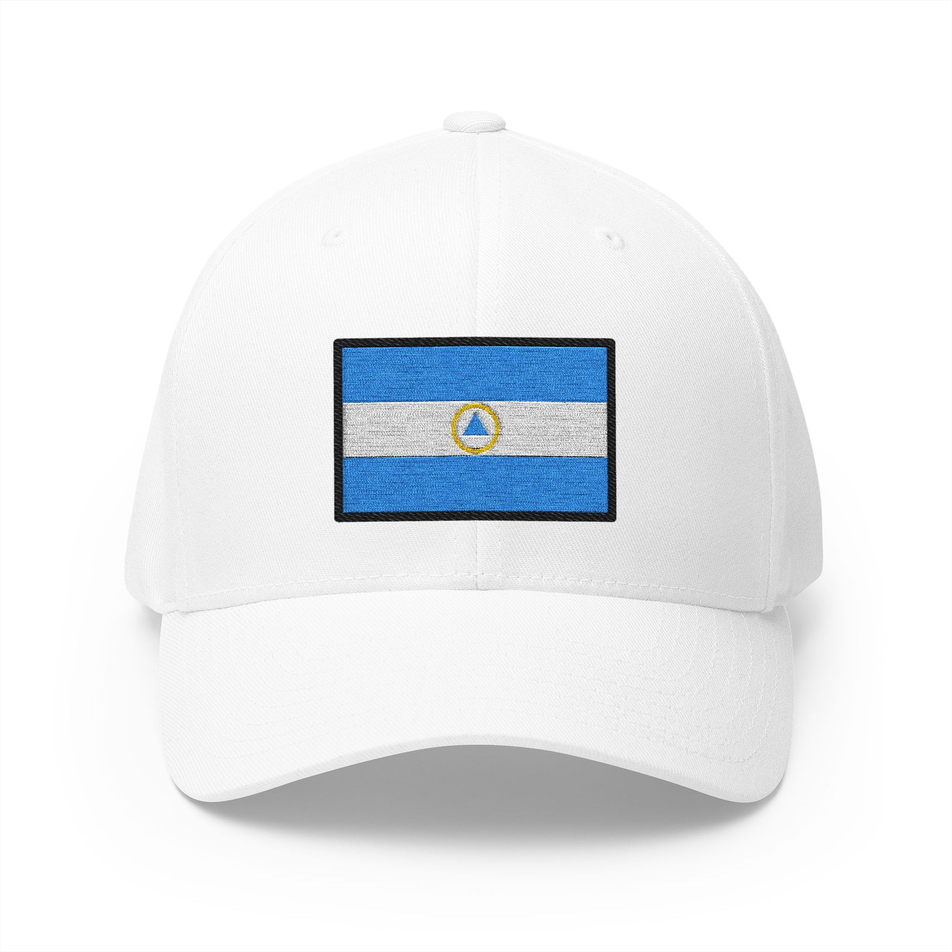 Flag: Nicaragua Emoji White Cap – Premium by Capmoji