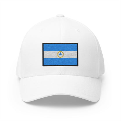 Flag: Nicaragua Emoji White Cap – Premium by Capmoji