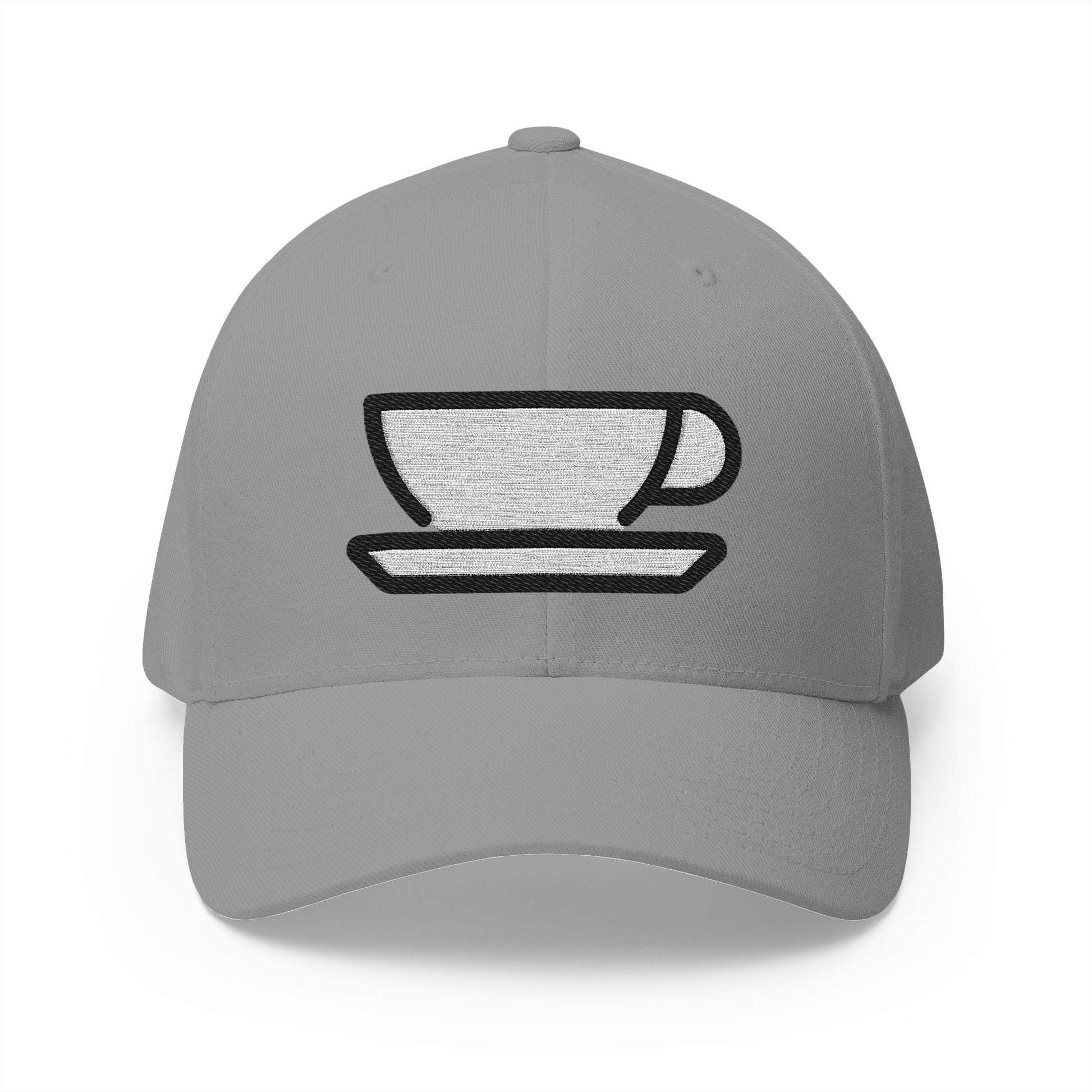 Hot Beverage Emoji Grey Cap – Premium by Capmoji