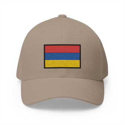 Flag: Armenia Emoji Khaki Cap – Premium by Capmoji