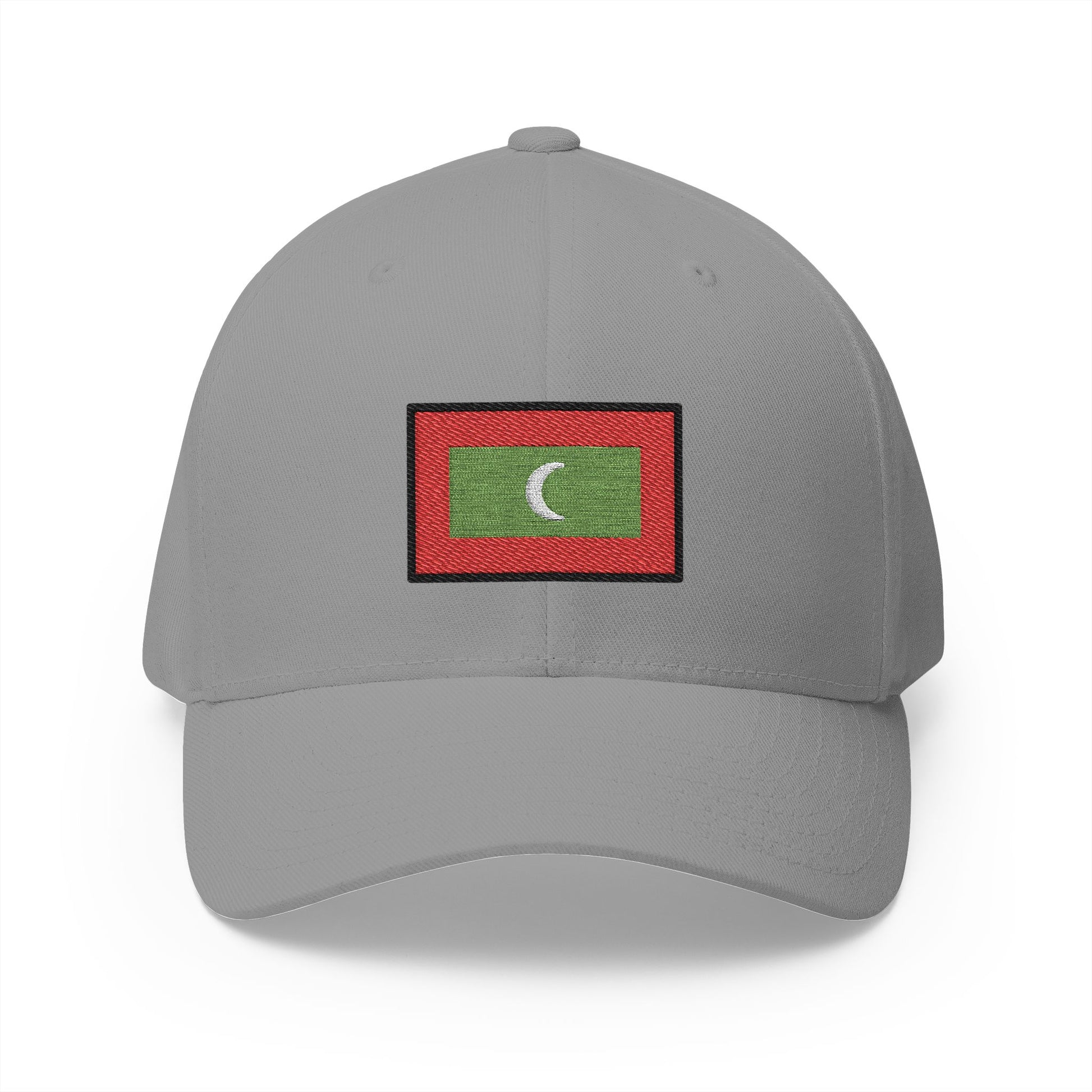 Flag: Maldives Emoji Grey Cap – Premium by Capmoji