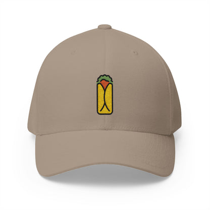 Burrito Emoji Khaki Cap – Premium by Capmoji