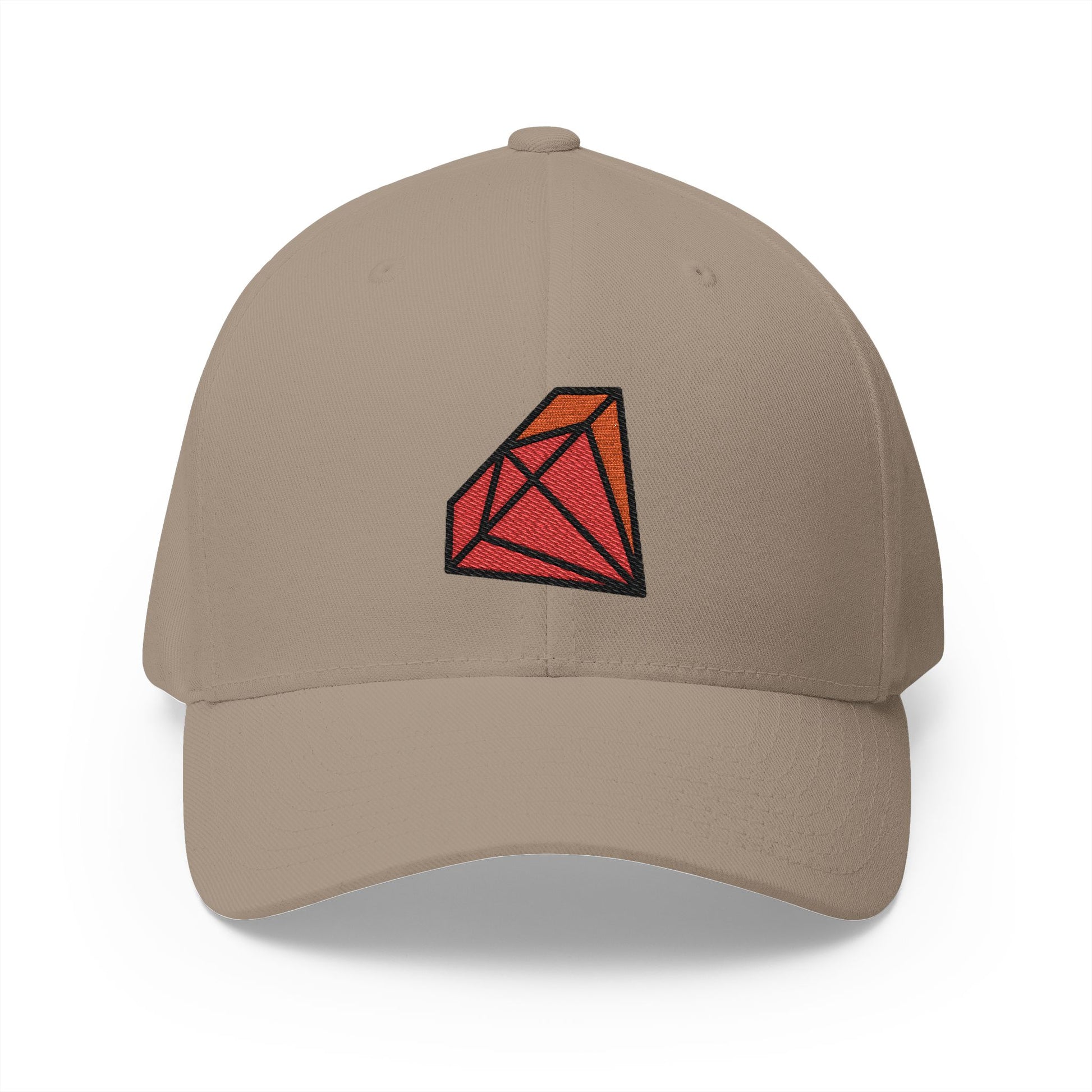 Ruby Emoji Khaki Cap – Premium by Capmoji