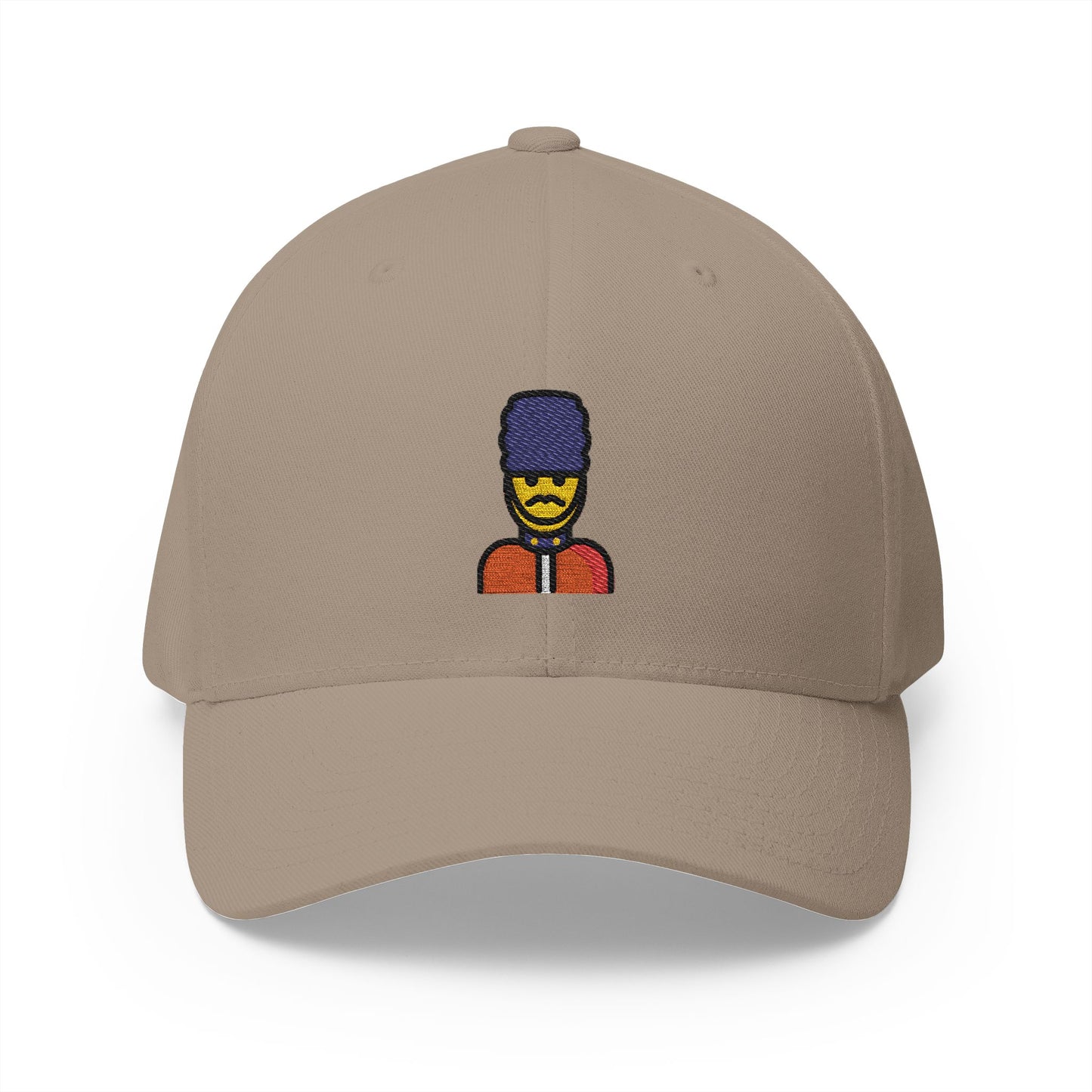 Man Guard Emoji Khaki Cap – Premium by Capmoji