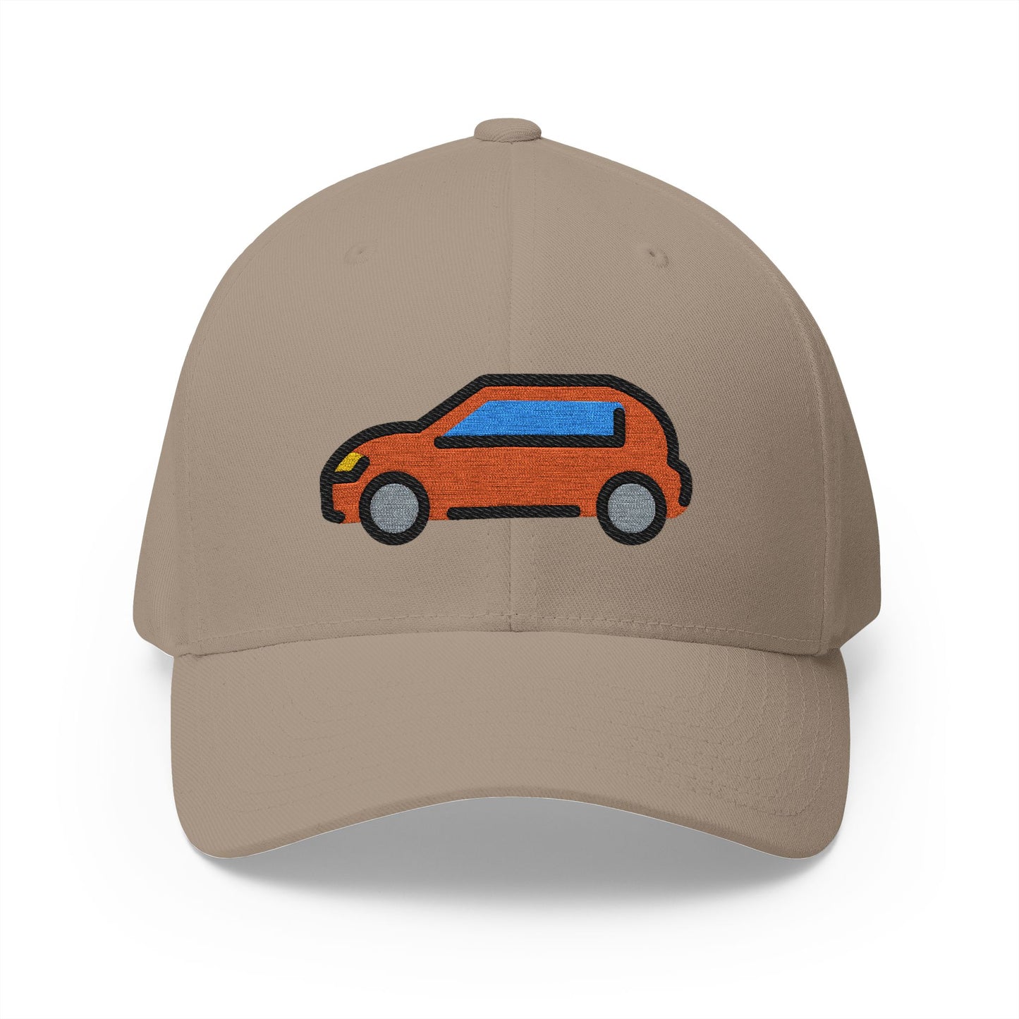 Automobile Emoji Khaki Cap – Premium by Capmoji