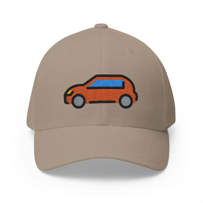 Automobile Emoji Khaki Cap – Premium by Capmoji