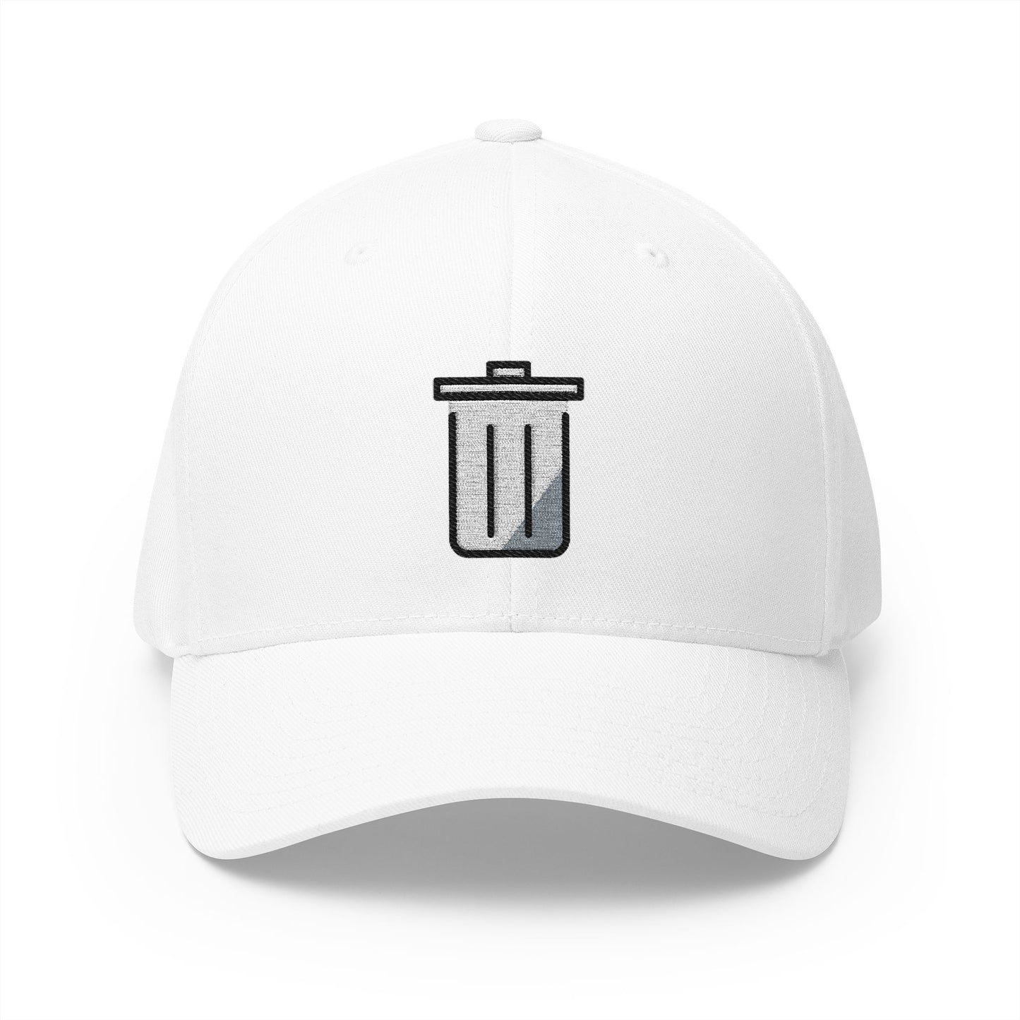 Delete Emoji White Cap – Premium by Capmoji