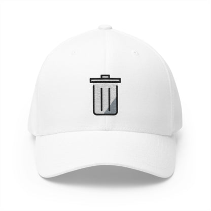 Delete Emoji White Cap – Premium by Capmoji