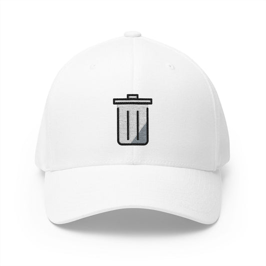 Delete Emoji White Cap – Premium by Capmoji