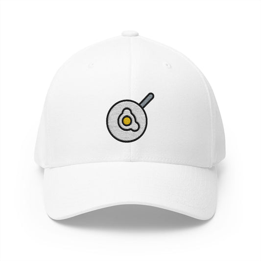 Cooking Emoji White Cap – Premium by Capmoji