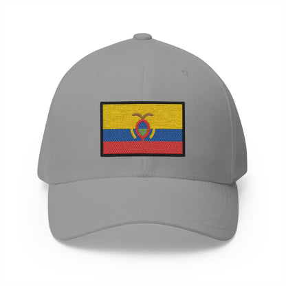 Flag: Ecuador Emoji Grey Cap – Premium by Capmoji