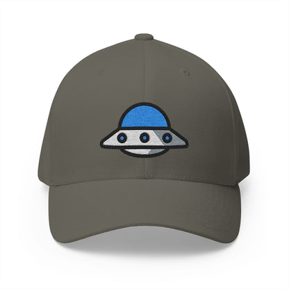 Flying Saucer Emoji Olive Cap – Premium by Capmoji