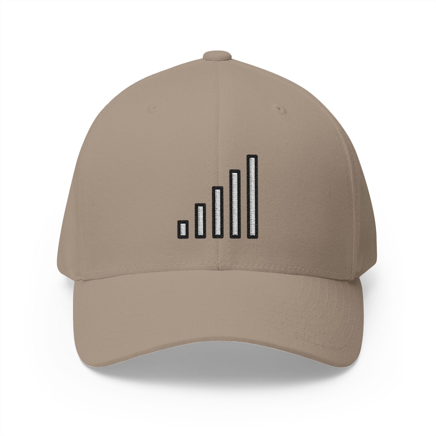 Antenna Bars Emoji Khaki Cap – Premium by Capmoji