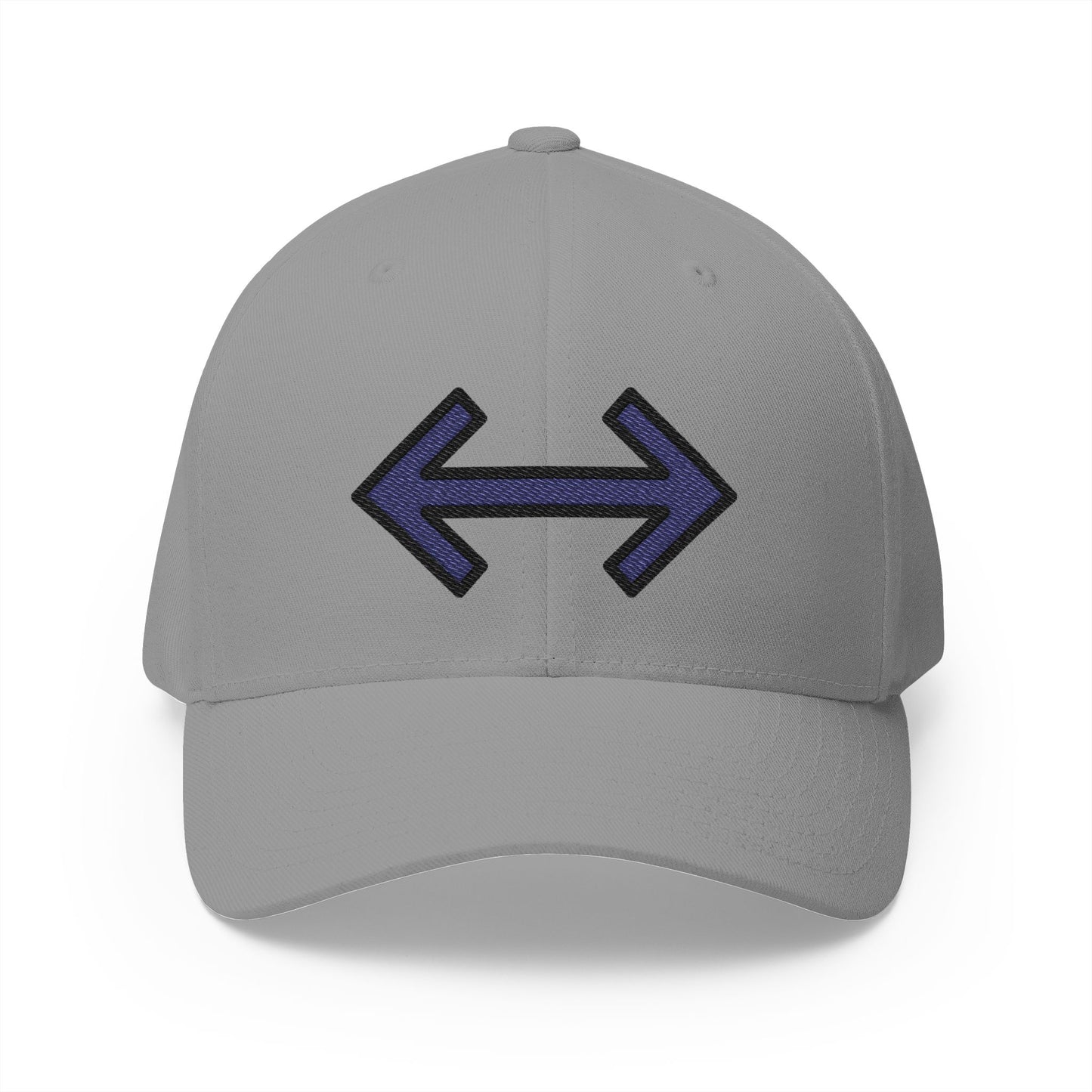 Left-Right Arrow Emoji Grey Cap – Premium by Capmoji
