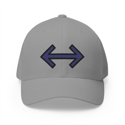 Left-Right Arrow Emoji Grey Cap – Premium by Capmoji