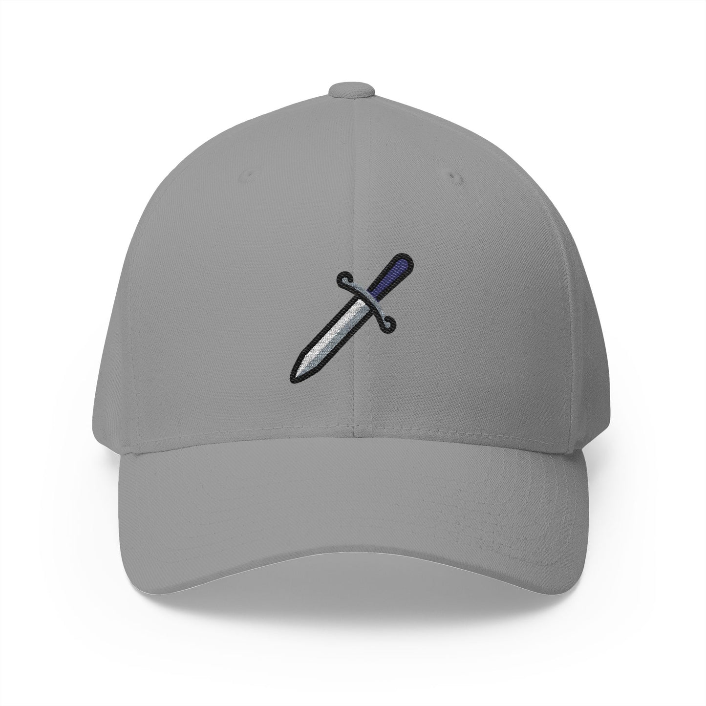 Dagger Emoji Grey Cap – Premium by Capmoji
