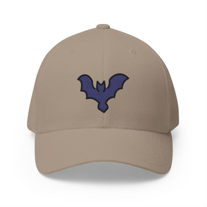 Bat Emoji Khaki Cap – Premium by Capmoji