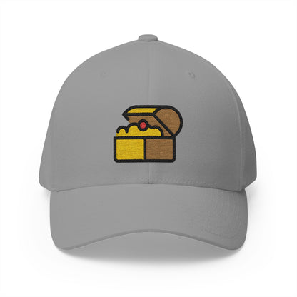 Treasure Chest Emoji Grey Cap – Premium by Capmoji