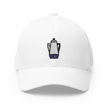Electric Coffee Percolator Emoji White Cap – Premium by Capmoji