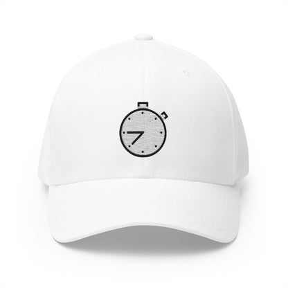 Stopwatch Emoji White Cap – Premium by Capmoji