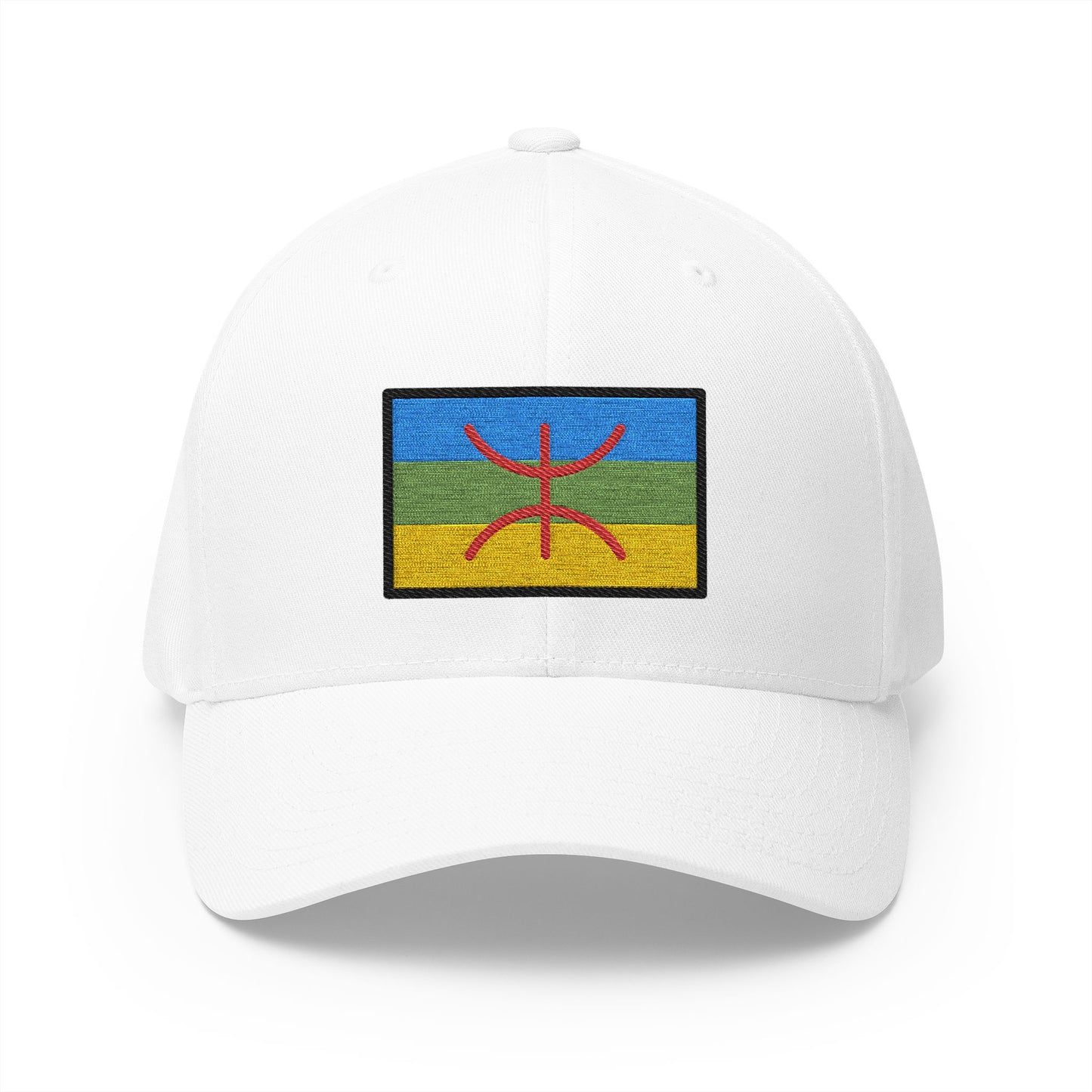 Berber Flag Emoji White Cap – Premium by Capmoji