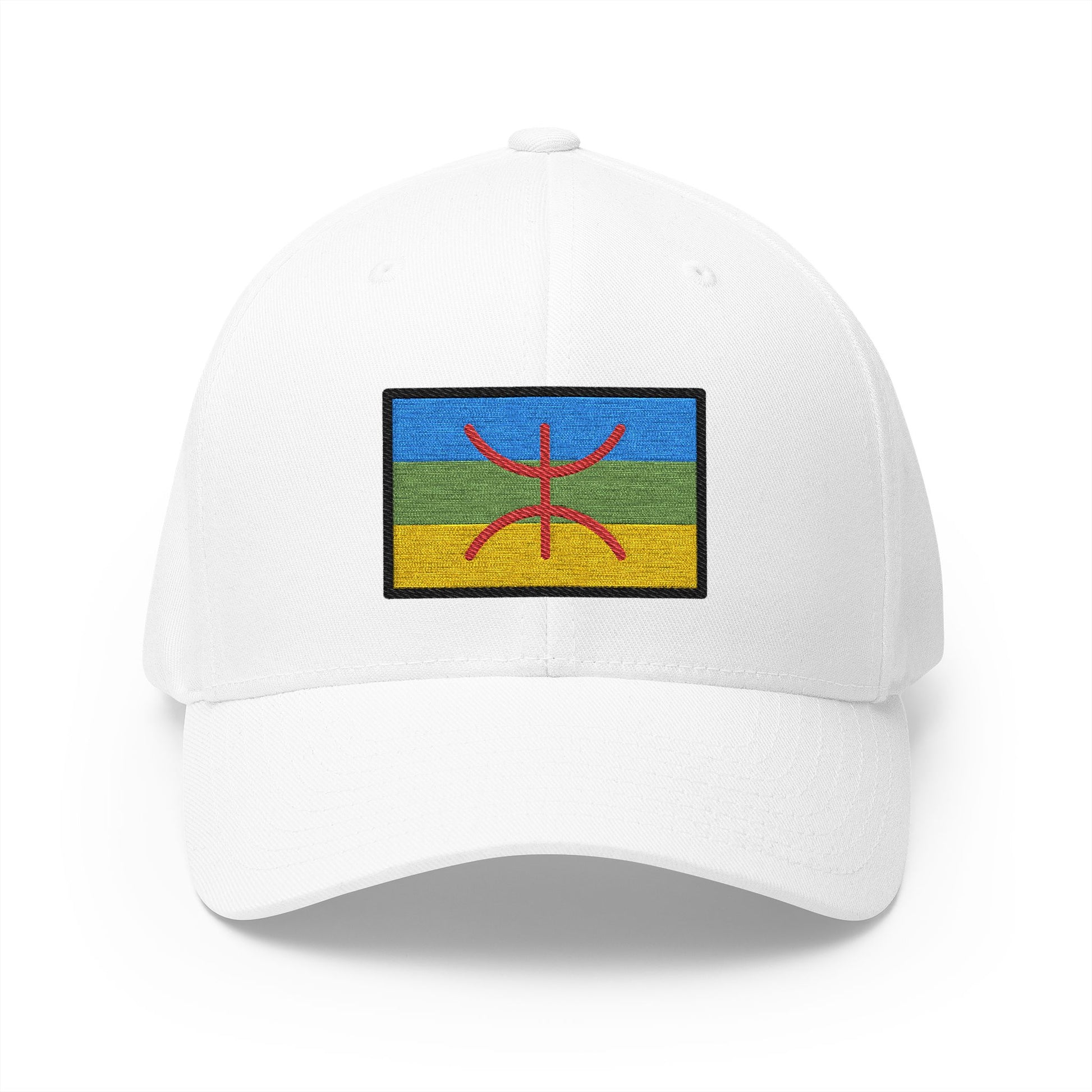 Berber Flag Emoji White Cap – Premium by Capmoji