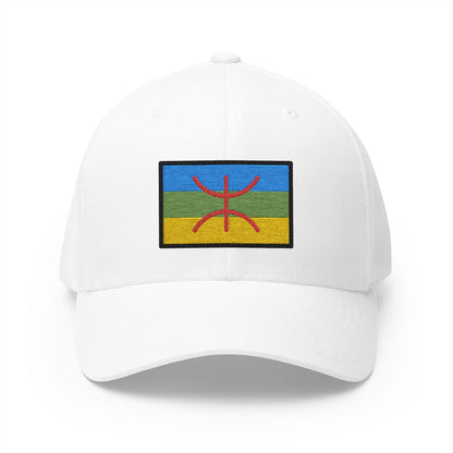 Berber Flag Emoji White Cap – Premium by Capmoji