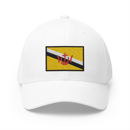 Flag: Brunei Emoji White Cap – Premium by Capmoji