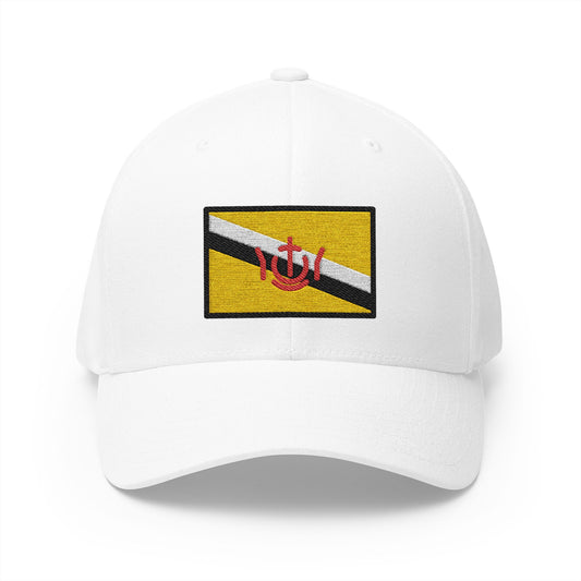 Flag: Brunei Emoji White Cap – Premium by Capmoji