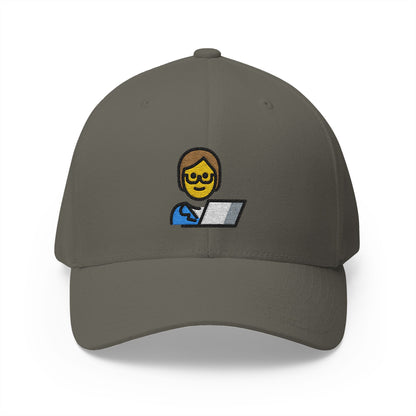 Technologist Emoji Olive Cap – Premium by Capmoji